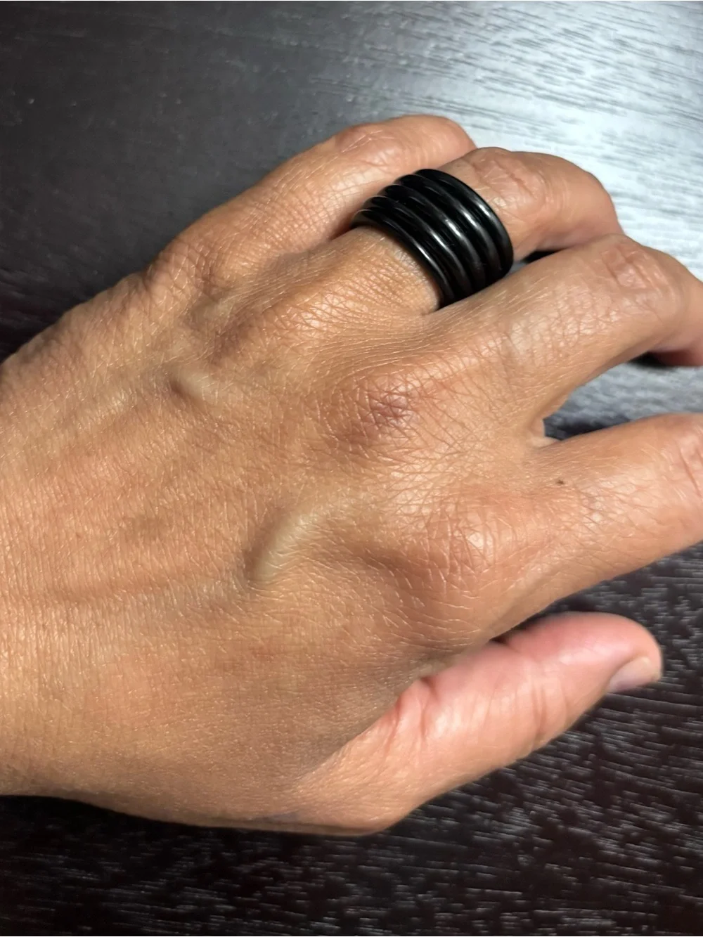 Genuine Black Onyx Ring 1 Band